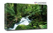 strumyk w lesie 100x70cm