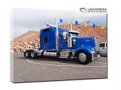 niebieska ciężarówka Nevada 55x40cm