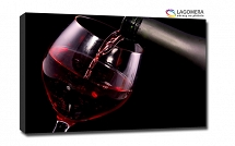 czerwone wino 70x50cm