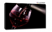 czerwone wino 70x50cm